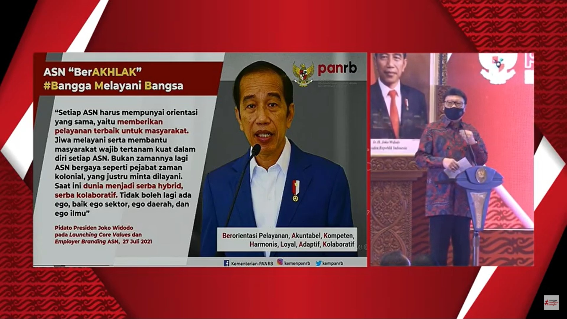 pesan jokowi